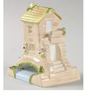 Coalport Cottages by COALPORT Charming Ceramic House Figurine Bridge House